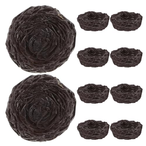 JOINPAYA Realistische Vogelnest-Eier Aus Kunstharz – 10er-Pack Osterschmuck Handgefertigte Dekoration Für Garten Und Weihnachten von JOINPAYA