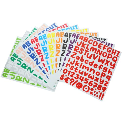 JOINPAYA Buchstabenaufkleber Für Briefkästen Dekorative Zahlenaufkleber Selbstklebende Buchstaben Und Zahlen Für Zuhause von JOINPAYA