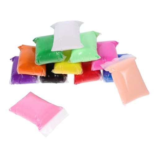 JOINPAYA 12 Packungen gefärbter Ton Bausätze farbig formbar Herstellung Hey plastilin für bastelkasten Knete Modelliermasse für Kleinkinder Bastelset aus -Kit Plastik Colorful von JOINPAYA