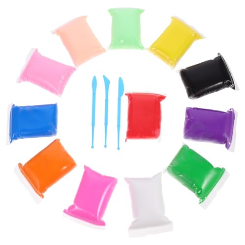 JOINPAYA Bastelton Für Kinder 12 Farben Modellierton-Set Lufttrocknender Ton Kit Für Kinderspielzeug JOINPAYA Bastelton Für Kinder 12 Farben Modellierton-Set Lufttrocknender Ton Kit Für Kinderspielzeug von JOINPAYA
