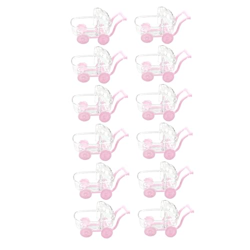 JOINPAYA 12 Pcs Candy Box Storage Box Carts Mini Toys Kinderspielzeug Kinderspielzeug Kinderspielzeug Trolley Playthings Simulation Trolley Kinderwagen Form Bonbonboxen Pink Plastik JOINPAYA 12 Pcs Candy Box Storage Box Carts Mini Toys Kinderspielzeug Kinderspielzeug Kinderspielzeug Trolley Playthings Simulation Trolley Kinderwagen Form Bonbonboxen Pink Plastik von JOINPAYA