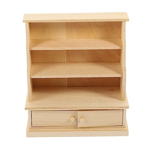 JOINPAYA Miniatur Bücherregal Für Puppenhaus Miniatur Schrank Für Fotografie Und Dekoration Charmantes Möbelstück Für Sammler Und -enthusiasten von JOINPAYA
