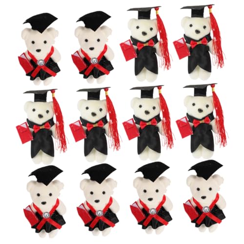 JOINPAYA 12 Stück Abschlusssaison Dr. Bär Multipack Plüschbärenspielzeug tragen ausgestopft für Little Bear der kleine bär Plüsch-Abschlusspuppen Graduierung Plüsch Bärenpuppe Vlies JOINPAYA 12 Stück Abschlusssaison Dr. Bär Multipack Plüschbärenspielzeug tragen ausgestopft für Little Bear der kleine bär Plüsch-Abschlusspuppen Graduierung Plüsch Bärenpuppe Vlies von JOINPAYA