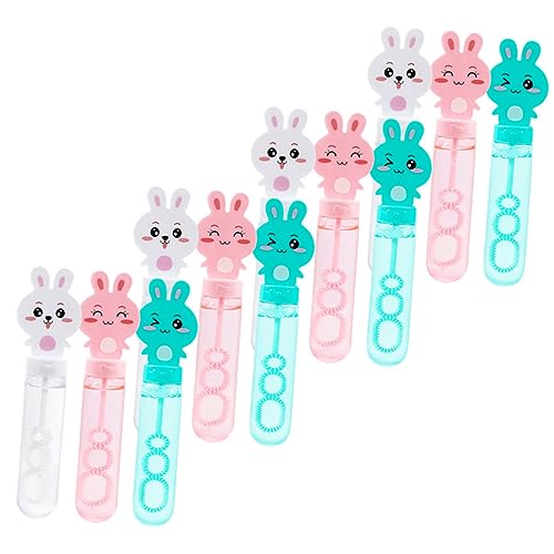 JOINPAYA 12 Stück Blasenspielzeug klein Schüttgut Multipack Zauberstab Mini outdoor draußen bubblegun Partygeschenk Seifenblasenstab für Plastik von JOINPAYA