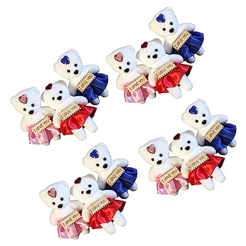 JOINPAYA 12 Stück Blumenstrauß Verpackungsmaterialien Dekoration Kunsthandwerk Blumenarrangement Zubehör Blumenstrauß Foto Requisiten Blumenstrauß Ornamente Bärenspielzeug von JOINPAYA