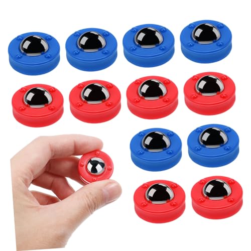 JOINPAYA 12 Stück Brettspielzubehör Gleitkugeln Maschine Fußball-Mini Fußballspiele Foosball -Tischteile Tischspiel rollende Perlen Ersatzbälle für Tischfußball Brettspiel Rollen Plastik von JOINPAYA