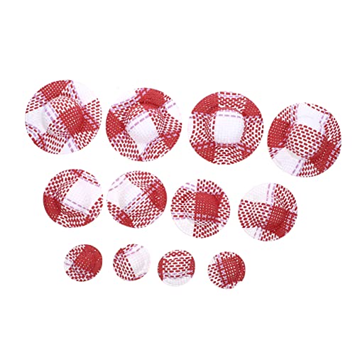 JOINPAYA 12 Stück Bunt Gestreifte Mützen Kleiner Zylinder Mini Zylinder Puppenkleidungsmütze Mini Mütze Für Puppen Mini Puppenmütze Mini Streifenmütze Puppenhaus Kleine Augen Für von JOINPAYA