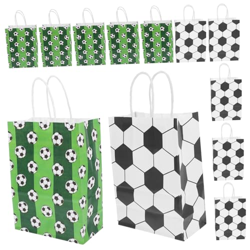 JOINPAYA 12 Stück Fußball-Party-Geschenktüte Taschen für Fußballpartys Beute Fußball-Goodie-Bags aus Papier Papiertragetaschen geschenkverpackung Geschenktüten Sport-Goodie-Bags Kraftpapier JOINPAYA 12 Stück Fußball-Party-Geschenktüte Taschen für Fußballpartys Beute Fußball-Goodie-Bags aus Papier Papiertragetaschen geschenkverpackung Geschenktüten Sport-Goodie-Bags Kraftpapier von JOINPAYA