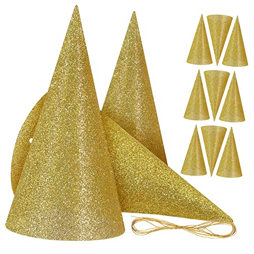 JOINPAYA 12 Stück Geburtstagshut stutzenhalter kapuzenpullover geburtstagshüte Partykegelhüte Halloween-Hut mit Lichtern erste Geburtstagskappe Geburtstagsmütze für Glitzerkleber JOINPAYA 12 Stück Geburtstagshut stutzenhalter kapuzenpullover geburtstagshüte Partykegelhüte Halloween-Hut mit Lichtern erste Geburtstagskappe Geburtstagsmütze für Glitzerkleber von JOINPAYA