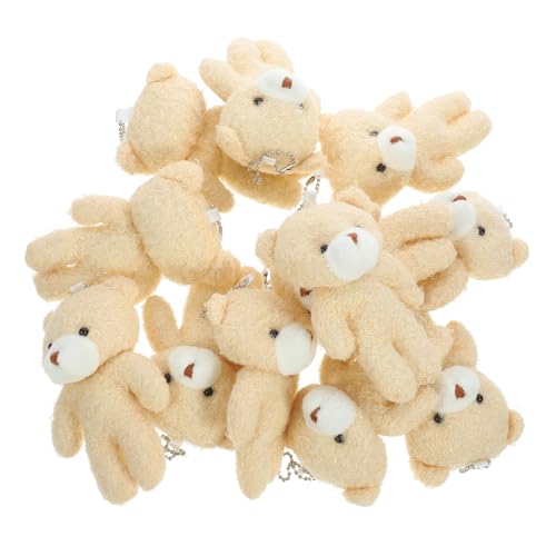 JOINPAYA 12 Stück Großer Bärenanhänger kleine Bärenpuppe hängendes Bärenspielzeug DIY Bärendekor kleines Bärenspielzeug ausgestopfter Kleiner Bär entzückender Bärenanhänger Plüsch von JOINPAYA