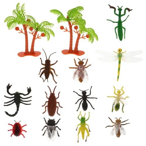 JOINPAYA 12 Stück Insektenmodell Halloween Dekorationen Verrückt Gefälscht Drinnen Trick von JOINPAYA
