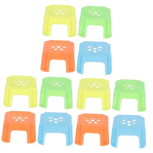 JOINPAYA Miniatur-hocker-Set 12-teilig Mini-hocker Aus Kunststoff Für Puppenhaus- Miniatur-möbel Und Zubehör JOINPAYA Miniatur-hocker-Set 12-teilig Mini-hocker Aus Kunststoff Für Puppenhaus- Miniatur-möbel Und Zubehör von JOINPAYA