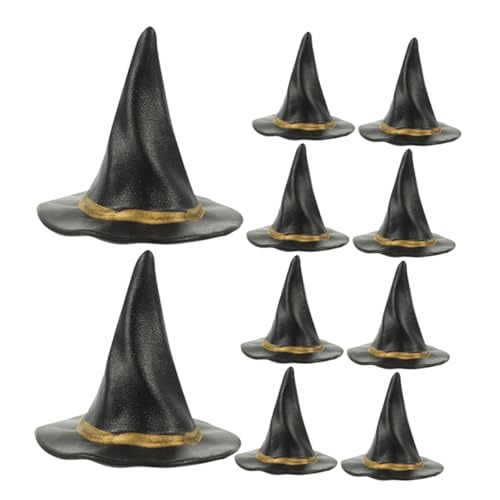 JOINPAYA 12 Stück Miniatur Hexenhüte für Halloween Dekorative Hüte für Puppen Flaschen Bastelprojekte Schwarz für Diy Feierlichkeiten und Miniaturen JOINPAYA 12 Stück Miniatur Hexenhüte für Halloween Dekorative Hüte für Puppen Flaschen Bastelprojekte Schwarz für Diy Feierlichkeiten und Miniaturen von JOINPAYA