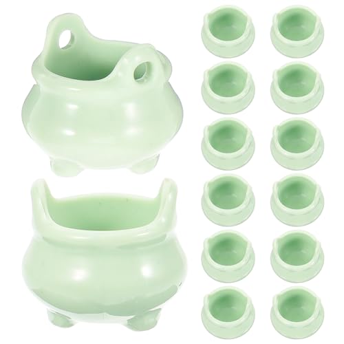 JOINPAYA 12 Stück Miniaturöfen Kunststoff Keramik Halloween Kit Miniatur Zeug Halloween Für Minihaus JOINPAYA 12 Stück Miniaturöfen Kunststoff Keramik Halloween Kit Miniatur Zeug Halloween Für Minihaus von JOINPAYA