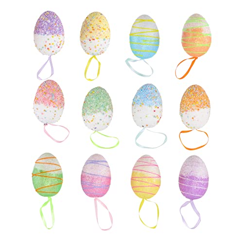 JOINPAYA 12 Stück Ostereier Osterdekoration Zuhause Osterei Stiele Eierbaum Für Ostern Hängende Osterei-dekorationen Ostern Gefüllte Eier Osterdekorationen Für Den Tisch Colorful Schaum JOINPAYA 12 Stück Ostereier Osterdekoration Zuhause Osterei Stiele Eierbaum Für Ostern Hängende Osterei-dekorationen Ostern Gefüllte Eier Osterdekorationen Für Den Tisch Colorful Schaum von JOINPAYA