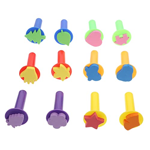 JOINPAYA 12 Stück Partyzubehör bastelset basteln für bastelmaterial für kinderstempel Set Party Belohnungen im Klassenzimmer Kinderstampfer Plastik von JOINPAYA