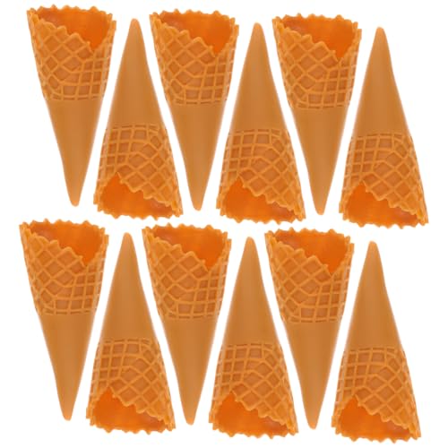 JOINPAYA 12 Stück Simulierter Eisbodenhalter Zapfen Mini künstlich realistisch -Eiswaffel Food Requisis EIS Eiscrememodell EIS Eistüte Simulation Eiswaffel PVC Braun JOINPAYA 12 Stück Simulierter Eisbodenhalter Zapfen Mini künstlich realistisch -Eiswaffel Food Requisis EIS Eiscrememodell EIS Eistüte Simulation Eiswaffel PVC Braun von JOINPAYA