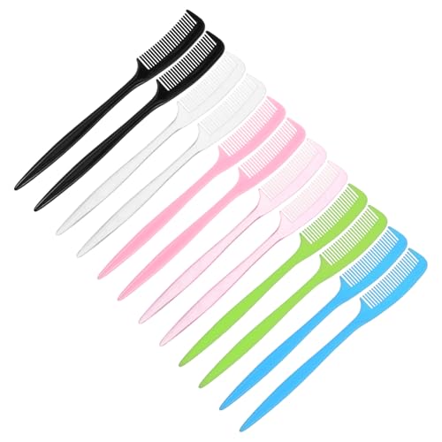 JOINPAYA 12 Stück Spielzeugzubehör Mini-kamm Puppenhaarbürste Rattenschwanzkamm Puppe Perücke Puppenbürste Mini -Styling -kamm Kleiner Kamm Puppenhaarwerkzeug Plastik von JOINPAYA