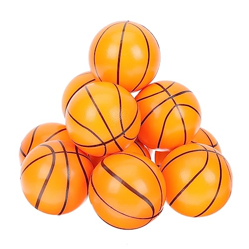 JOINPAYA Kleiner Basketball Bälle 12 Stücke Weiches Quetschspielzeug für Stressabbau Sensorisches Kinderspielzeug Geeignet für Erwachsene und Kinder Stressspielzeug für Büro und Freizeit von JOINPAYA