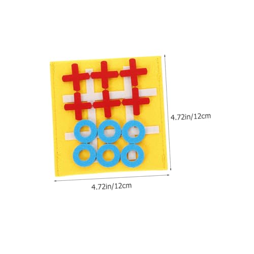 JOINPAYA 12 Stück Teiliges Mini Toe Brettspiel aus Filz Tragbares Buntes Kinderspielzeug und Eltern Junge Mädchen Bindung für Party Mitgebsel und Lernaktivitäten von JOINPAYA