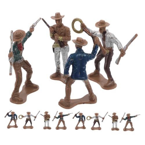 JOINPAYA 12 Stück Western Cowboy Figuren Miniatur Cowboys aus Kunststoff für Kuchen Dekoration Lernspielzeug und Themenpartys für Sammler JOINPAYA 12 Stück Western Cowboy Figuren Miniatur Cowboys aus Kunststoff für Kuchen Dekoration Lernspielzeug und Themenpartys für Sammler von JOINPAYA