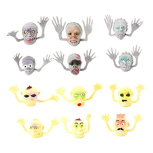JOINPAYA 12 Stück Zombie-Finger-Requisiten Kniffliges Halloween-Parodie- PVC von JOINPAYA