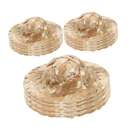 JOINPAYA 12 Stück geflochtener Strohhut winzig Basteln Mini Party gewebter Hut Schlüssel Puppenhut DIY Puppenzubehör DIY Handwerk Strohhüte kleine hüte kreative Hutverzierung Beige JOINPAYA 12 Stück geflochtener Strohhut winzig Basteln Mini Party gewebter Hut Schlüssel Puppenhut DIY Puppenzubehör DIY Handwerk Strohhüte kleine hüte kreative Hutverzierung Beige von JOINPAYA