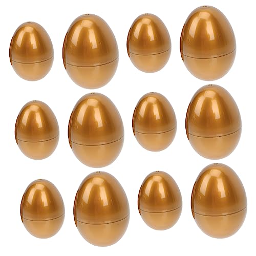 JOINPAYA 12 Stücke Goldene Ei Eier Ornament Ei Party Favor Schokolade Party Favor Leere Boxen Pp von JOINPAYA