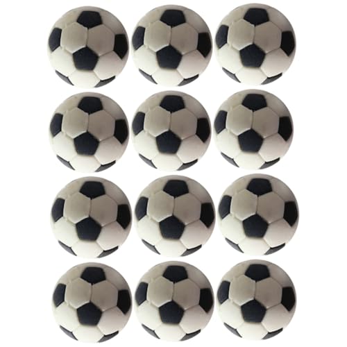 JOINPAYA 12 Stücke Mini Fußball Miniatur Fußball Puppenhaus Fußball Zubehör Realistische Fußball Dekorationen von JOINPAYA