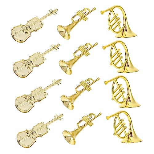 JOINPAYA 12 Stücke Musikinstrument Modell Girlande DIY Zubehör Miniaturmodell Für von JOINPAYA