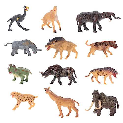 JOINPAYA Tierspielzeug Für Jungen Und Mädchen 12-teiliges Simulationstiermodell-lernspielzeug Sicheres Kunststoff-Schreibtisch-dekorationsset JOINPAYA Tierspielzeug Für Jungen Und Mädchen 12-teiliges Simulationstiermodell-lernspielzeug Sicheres Kunststoff-Schreibtisch-dekorationsset von JOINPAYA