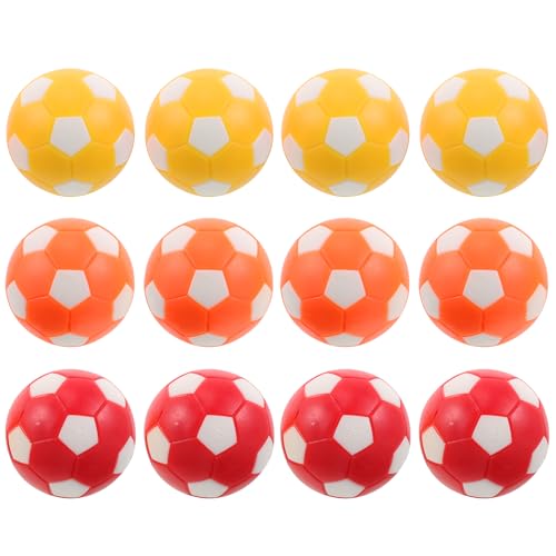 JOINPAYA 12 Tischfußballbälle: Tischfußball-Ersatzbälle – 36 mm Mini-Tischfußball-Zubehör für Tischfußballspiele, Schreibtischfußballspielzeug und Sportspiele von JOINPAYA