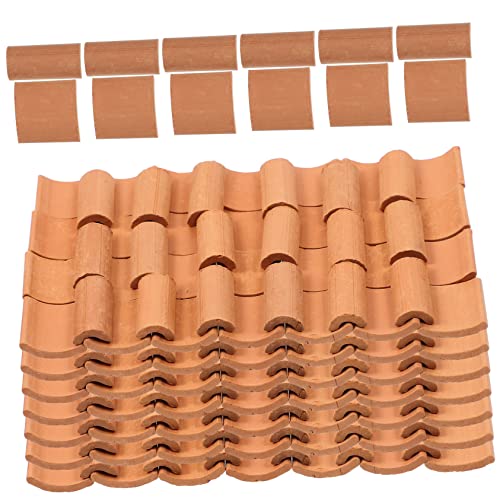 JOINPAYA 120 Stück Fliesenmodell kleine Dachziegel DIY Miniatur gewellt Ornament Mini-Dachziegel bastelmaterial bastel Materialien Holzringe zum Basteln Miniatur-Dachziegel- Ton Brown JOINPAYA 120 Stück Fliesenmodell kleine Dachziegel DIY Miniatur gewellt Ornament Mini-Dachziegel bastelmaterial bastel Materialien Holzringe zum Basteln Miniatur-Dachziegel- Ton Brown von JOINPAYA