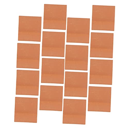 JOINPAYA 120St Simulierte Kacheln puppenhaus Miniatur bausatz selber Machen Fliesen Spielzeugladen Bauen bastelset basteln für Fee Zubehör Mikro-Landschaftsziegel Ton Brown JOINPAYA 120St Simulierte Kacheln puppenhaus Miniatur bausatz selber Machen Fliesen Spielzeugladen Bauen bastelset basteln für Fee Zubehör Mikro-Landschaftsziegel Ton Brown von JOINPAYA