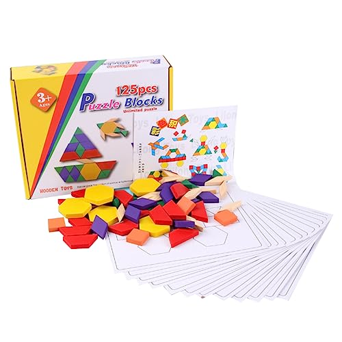JOINPAYA 125 Teiliges Holzpuzzle Für Kreatives Tangram Lernspielzeug Für Die Frühkindliche Erziehung Montessori Puzzle Pädagogisches Holzspielzeug Für Kleinkinder Und Vorschulkinder JOINPAYA 125 Teiliges Holzpuzzle Für Kreatives Tangram Lernspielzeug Für Die Frühkindliche Erziehung Montessori Puzzle Pädagogisches Holzspielzeug Für Kleinkinder Und Vorschulkinder von JOINPAYA