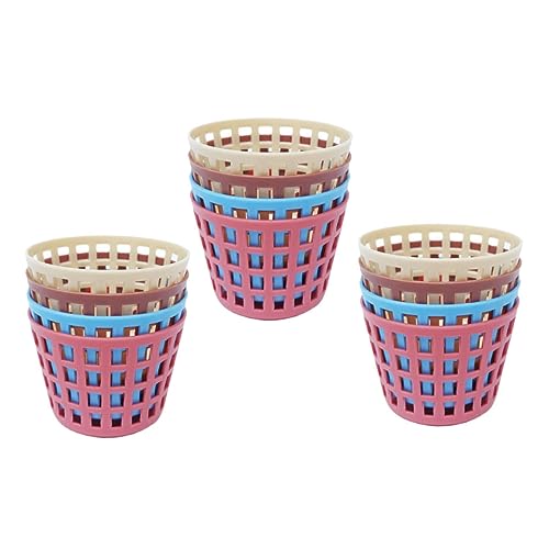 JOINPAYA 12-teilige Miniatur-aufbewahrungskörbe in 4 Farben PVC-Material Kreative Mini-hausdekor-Requisiten Für Miniatur-Kamera-Sets JOINPAYA 12-teilige Miniatur-aufbewahrungskörbe in 4 Farben PVC-Material Kreative Mini-hausdekor-Requisiten Für Miniatur-Kamera-Sets von JOINPAYA
