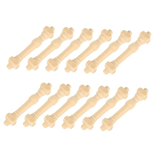 JOINPAYA 12St Geländerpfosten Pavillonhaken für Vorhänge Vorhangschiene zur Deckenmontage winziges Zuhause Tür Pole für kinderspielzeug Mini-Handläufe Mini-Verzierung Holz JOINPAYA 12St Geländerpfosten Pavillonhaken für Vorhänge Vorhangschiene zur Deckenmontage winziges Zuhause Tür Pole für kinderspielzeug Mini-Handläufe Mini-Verzierung Holz von JOINPAYA