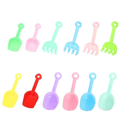 JOINPAYA Gemischter Stil 12-teiliges Sandschaufel-Set Für Kinder Sandspielzeug-Set Wasserspielzeug Outdoor-Spielzeug Sichere Kinderschaufel Für Den Strand Zufällige Farbe von JOINPAYA