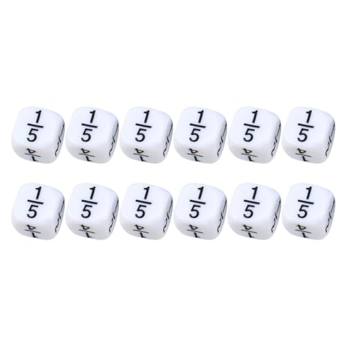 JOINPAYA 12St Würfel jucarii pentru copii spielsachen Toys spielwaren bruchrechnen Party mitgebsel + zabawki stymulujące rozwój die bescherung + Score Plastik Weiß JOINPAYA 12St Würfel jucarii pentru copii spielsachen Toys spielwaren bruchrechnen Party mitgebsel + zabawki stymulujące rozwój die bescherung + Score Plastik Weiß von JOINPAYA