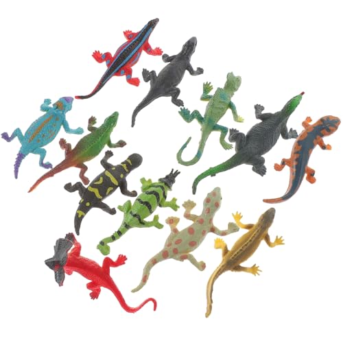 JOINPAYA 12 Stücke Gefälschte Tiere Spielzeug Set PVC Dinosaurier Eidechsen von JOINPAYA