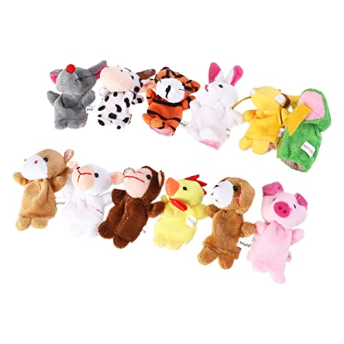 JOINPAYA Fingerfiguren-Set Mit 12 Tragbaren Puppen Zum Geschichtenerzählen Robustes Fingerspielzeug Für Den Haushalt Für Den Kindergarten von JOINPAYA