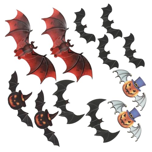 JOINPAYA 12st Maske Halloween- Bausätze Volles Gesicht Halloween-wandverzierung Fledermaus Wand Schild Fledermäuse Halloween-aufkleberfenster Halloween-wandtattoo Tür PVC JOINPAYA 12st Maske Halloween- Bausätze Volles Gesicht Halloween-wandverzierung Fledermaus Wand Schild Fledermäuse Halloween-aufkleberfenster Halloween-wandtattoo Tür PVC von JOINPAYA