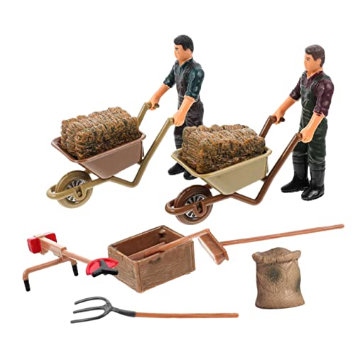 JOINPAYA Mini Bauernhof Szene Zubehör Kit 12pc Miniatur Farmer Figuren Werkzeuge Für Garten JOINPAYA Mini Bauernhof Szene Zubehör Kit 12pc Miniatur Farmer Figuren Werkzeuge Für Garten von JOINPAYA