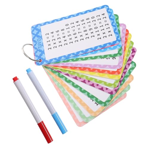 JOINPAYA 13 Stück Mathematik Bildungskarten Mathe Fakten Karteikarten Mathematik Probleme Mathematik Spiel Spielzeug Multiplikation Mathe Übung Mathematik Lernspielzeug Zahlen von JOINPAYA