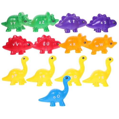 JOINPAYA 13 Stück Teiliges Dinosaurier Alphabet Lernspielzeug für Kleinkinder Farbenfrohes Robustes Material Fördert Farb und Formerkennung Frühe Bildung und Zuordnungsfähigkeiten für JOINPAYA 13 Stück Teiliges Dinosaurier Alphabet Lernspielzeug für Kleinkinder Farbenfrohes Robustes Material Fördert Farb und Formerkennung Frühe Bildung und Zuordnungsfähigkeiten für von JOINPAYA