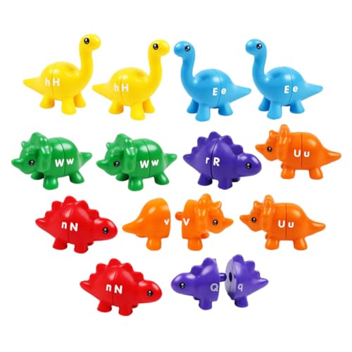 JOINPAYA 13 Stück Teiliges Dinosaurier Alphabet Zuordnungsspielzeug für Kleinkinder Frühpädagogisches Lernspielzeug Farberkennung Hand Auge Koordination und Kognitiven Fähigkeiten für JOINPAYA 13 Stück Teiliges Dinosaurier Alphabet Zuordnungsspielzeug für Kleinkinder Frühpädagogisches Lernspielzeug Farberkennung Hand Auge Koordination und Kognitiven Fähigkeiten für von JOINPAYA