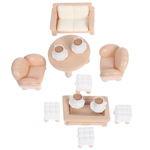 JOINPAYA 13 Teiliges Miniatur Puppenhausmöbelset – Realistisch Inklusive Mini Sofa Stühlen Und Tischen Mini Puppenmöbelmodelle Für Die Inneneinrichtung JOINPAYA 13 Teiliges Miniatur Puppenhausmöbelset – Realistisch Inklusive Mini Sofa Stühlen Und Tischen Mini Puppenmöbelmodelle Für Die Inneneinrichtung von JOINPAYA