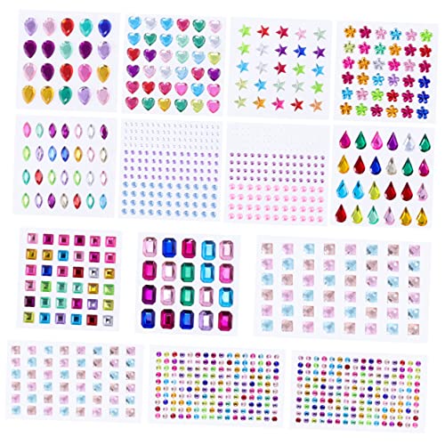 JOINPAYA 14 Blatt Acryl-Aufkleber Room Decoration Dekoration kinderzimmer Dekoration für Kinderzimmer kinderaufkleber weihnacjtsdeko Kristallaufkleber für Acryl Bunte Aufkleber JOINPAYA 14 Blatt Acryl-Aufkleber Room Decoration Dekoration kinderzimmer Dekoration für Kinderzimmer kinderaufkleber weihnacjtsdeko Kristallaufkleber für Acryl Bunte Aufkleber von JOINPAYA
