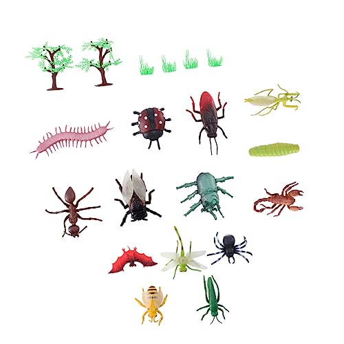 JOINPAYA 14 Stück Simulation Tierinsektenspielzeug Desktop-Modelle Desktop-Dekorationen Emulative Insektenmodelle Simuliertes Tierspielzeug Halloween Liefert Streichmodelle von JOINPAYA
