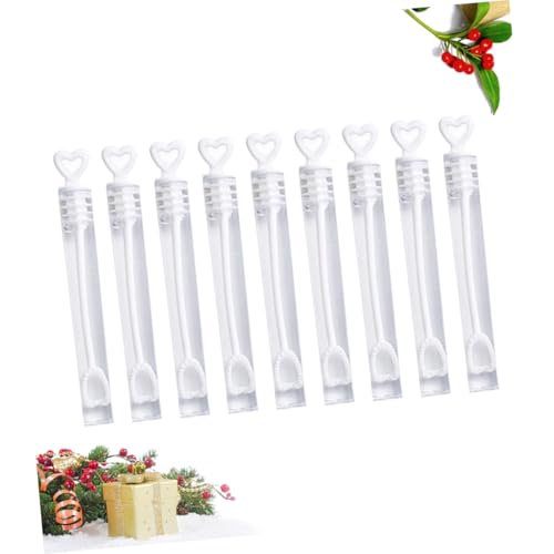 JOINPAYA 144 Stück Teiliges Love Heart Bubble Sticks Ergonomisch Gestaltet Langlebiges Material Weiße Hochzeitstischdeko und Partyzubehör für Hochzeiten Familienfeiern und Kinderspaß von JOINPAYA